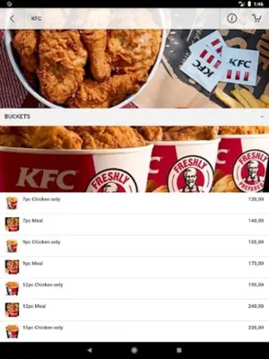 KFC Suriname android App screenshot 1